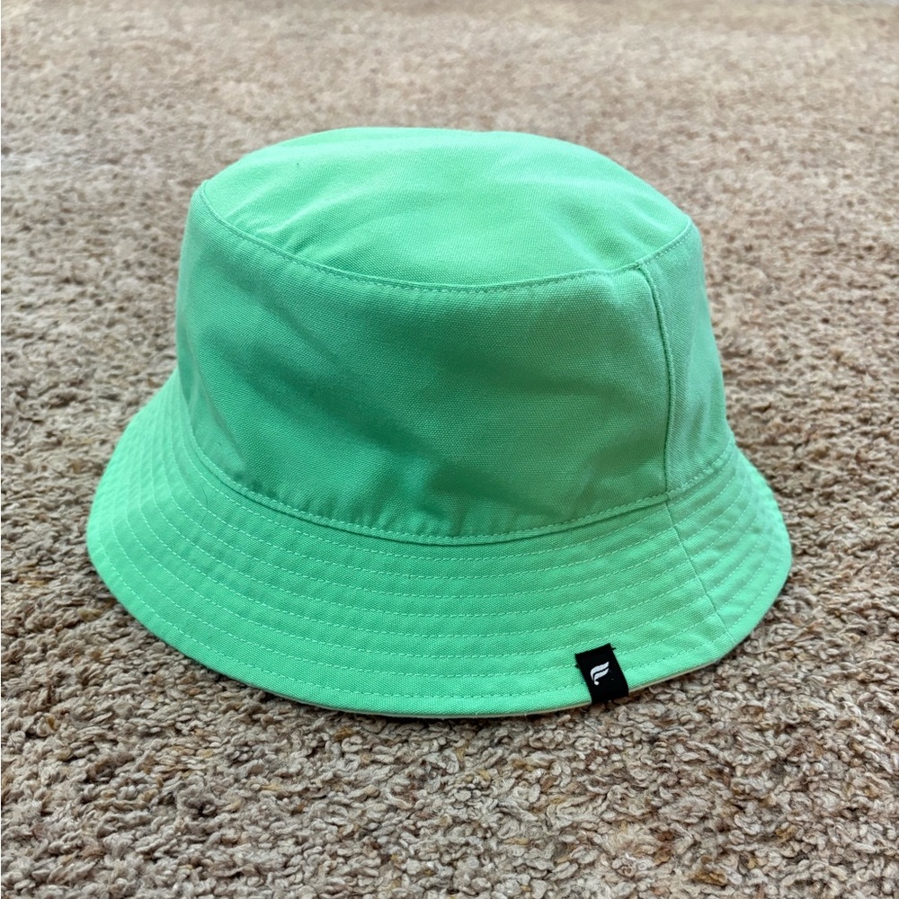 Fabletics Reversible Green Bucket Hat Size OS